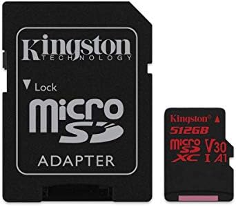 מקצועי MicroSDXC 512GB עובד תנובה נייד כוכבים 439Card מותאם אישית מאומת על ידי SanFlash וקינגסטון. (80MB/s)