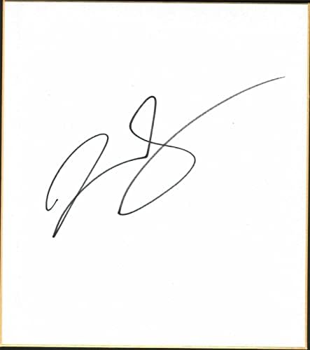 טניה Evinger חתם Shikishi אמנות לוח PSA/דנ א COA UFC Invicta FC MMA חתימה - חתימה על יו. אפ. סי שונות מוצרים