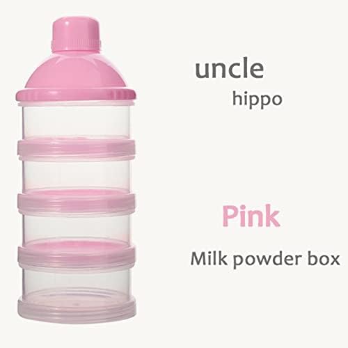 YYQXIiyty נייד 5 שכבת אבקת חלב קופסה, התינוק אבקת חלב פורמולה מכונת תינוק חכם נסיעות מיכל אחסון,לא אבקה דליפה