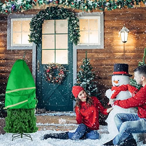 עץ חג המולד בד אוקספורד שקית אחסון ריהוט גן Dustproof לכסות להגן עמיד למים, שקיות אחסון לארגן כלים