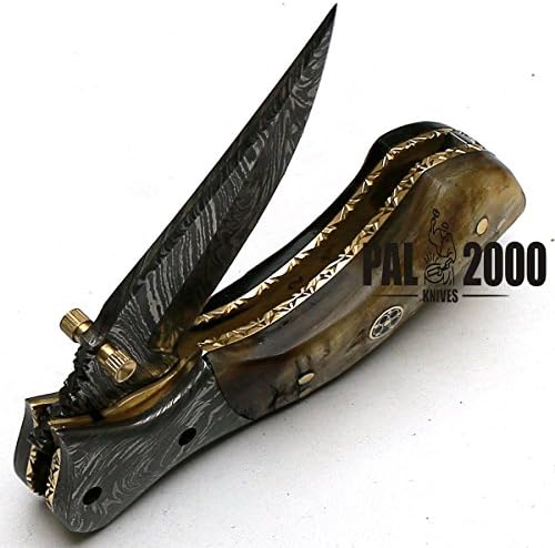 Msag-8903 - דמשק, אולר - עבודת יד דמשק סכין פלדה - דמשק אולר
