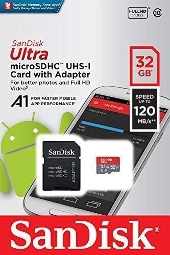 אולטרה 32GB MicroSDHC עובד עבור Huawei נובה 2 בתוספת מאומת על ידי SanFlash ו-SanDisk (A1/10ג/U1/8k/120MBs)