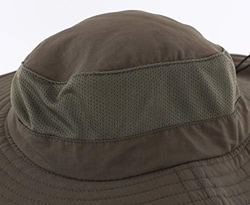 בית מעדיף חיצונית UPF50+ רשת השמש כובע רחב שוליים כובע הדייגים עם צוואר דש