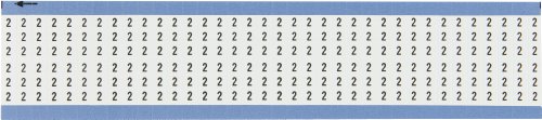 בריידי WM-2-סמנכ ל Repositionable בד ויניל (ב-500), שחור על גבי לבן, מוצק מספרי תיל סמן כרטיס חמש Pack (5 כרטיסים)